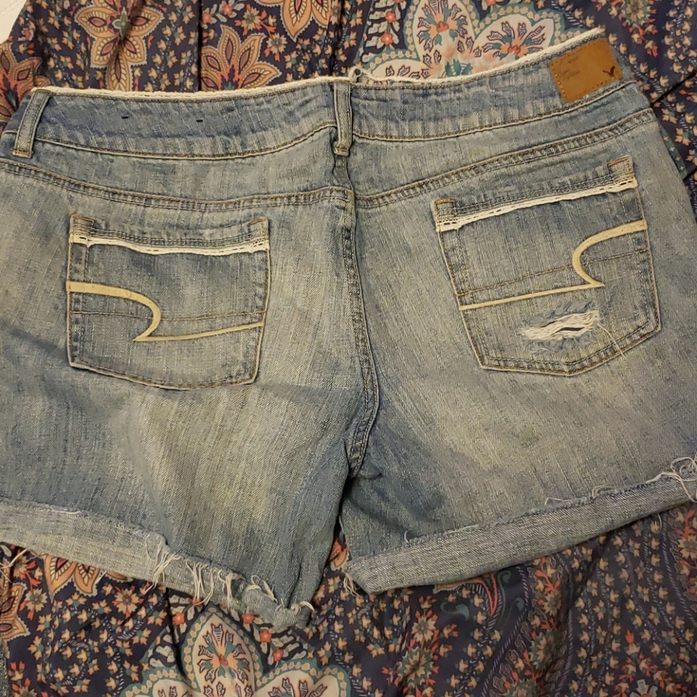American eagle jean shorts